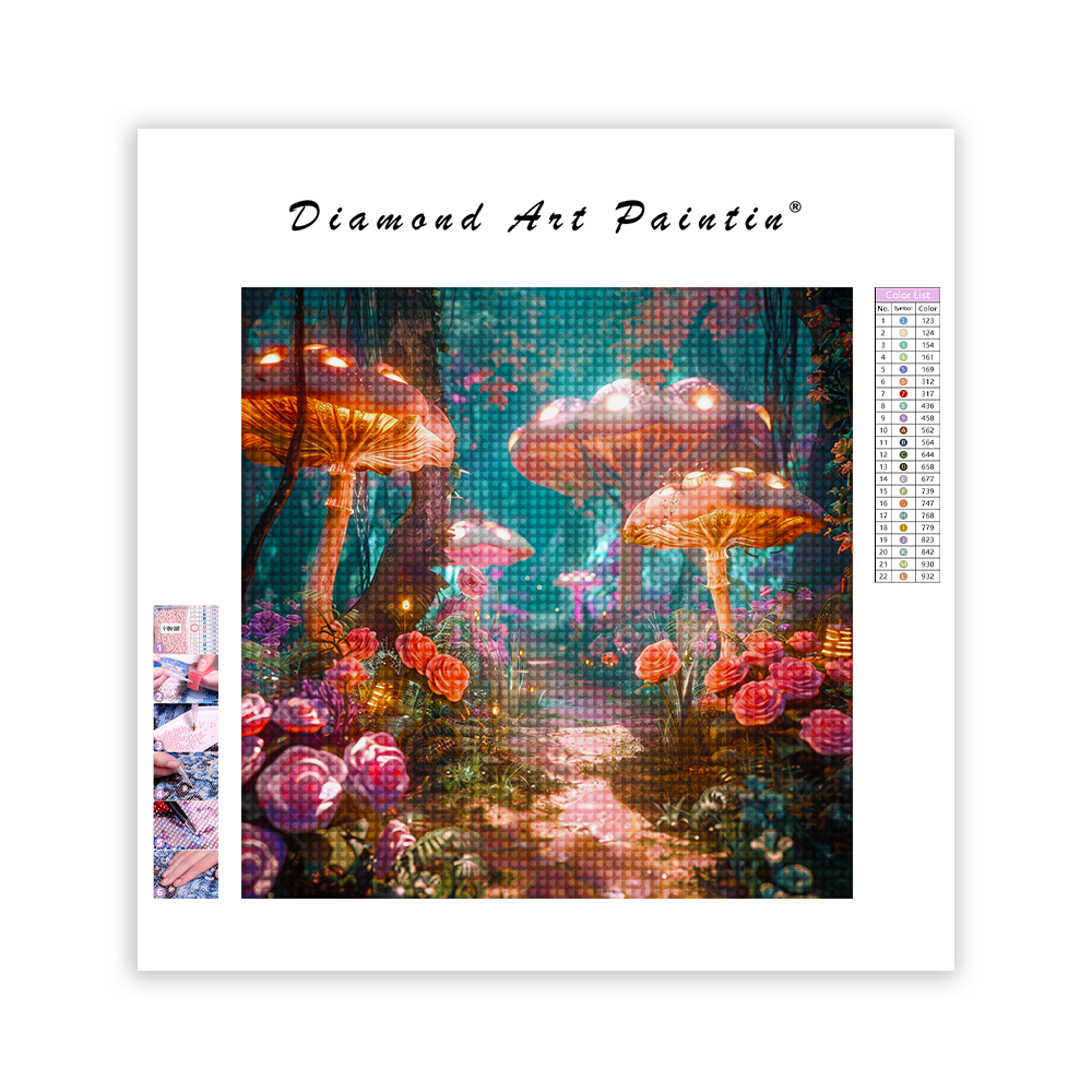 Jardin Magique - Peinture Au Diamant