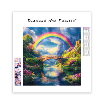 Arc-En-Ciel Vibrant - Peinture Au Diamant