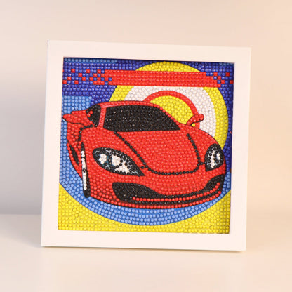 Kit Voiture De Sport Pour Enfants - Peinture Diamant