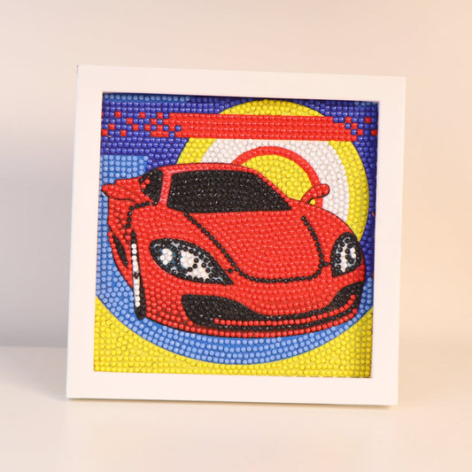 Kit Voiture De Sport Pour Enfants - Peinture Diamant