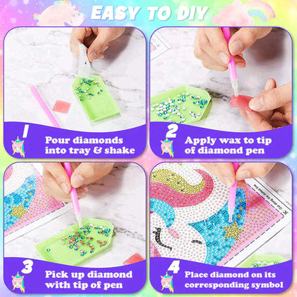 Kit Chiot Blanc Pour Enfants - Peinture Diamant