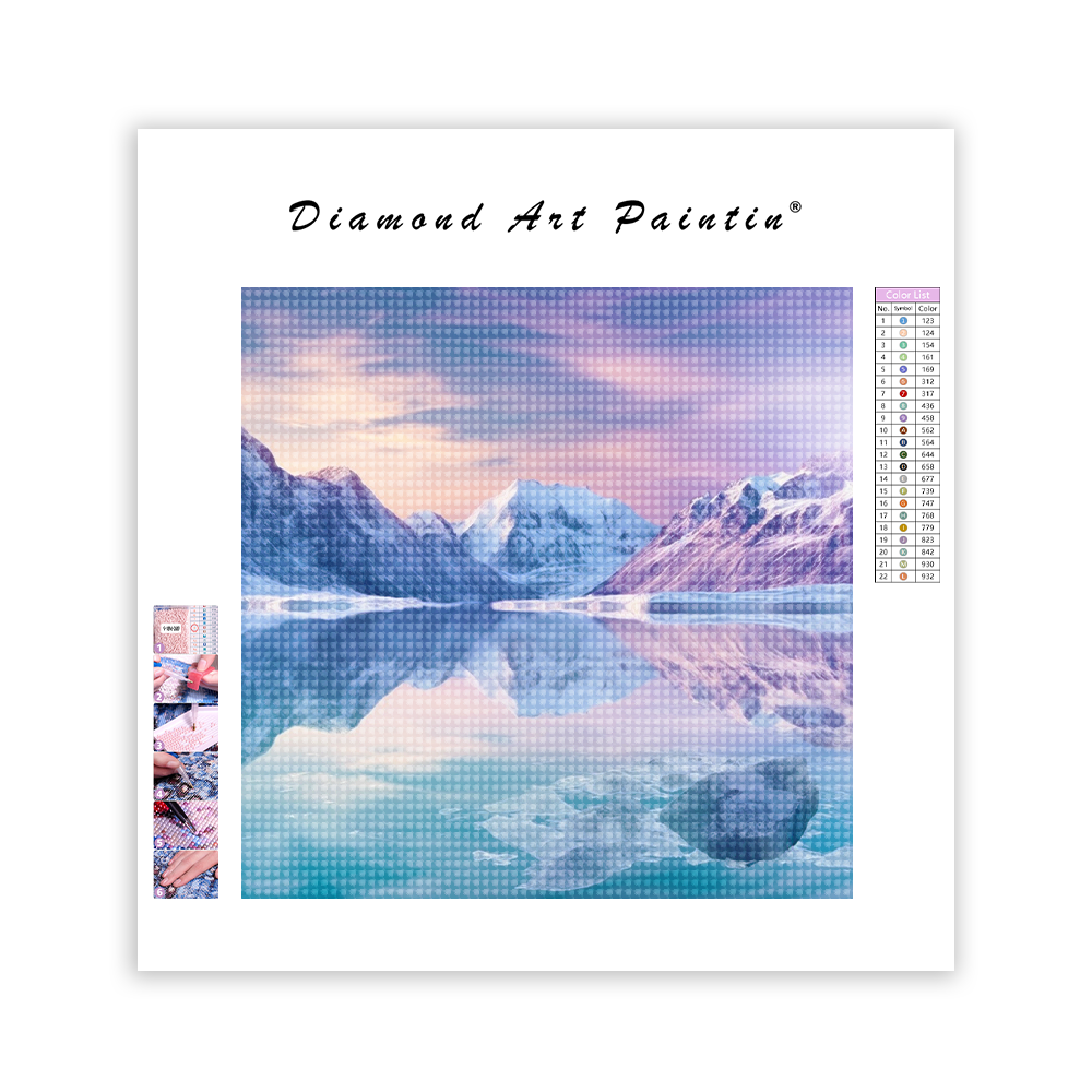 Lac De Glace - Peinture Au Diamant