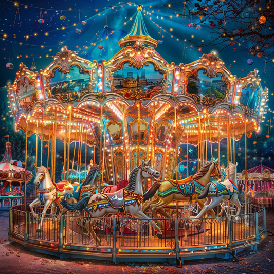 Carrousel - Peinture Au Diamant