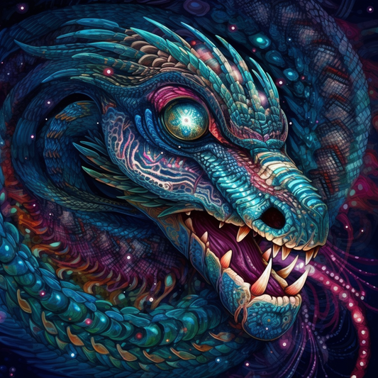 Oeil De Serpent - Peinture Au Diamant