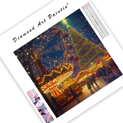 Parc d'attractions - Peinture Au Diamant