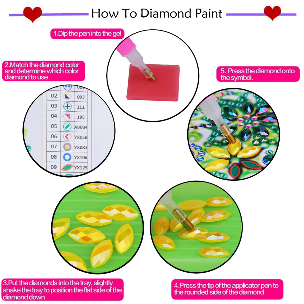 éToile à Cinq Branches Bricolage - Dessous De Verre En Diamant