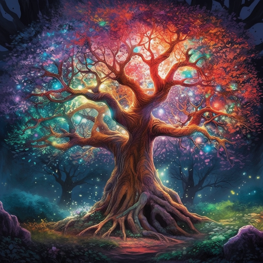 Arbre Magique - Peinture Au Diamant