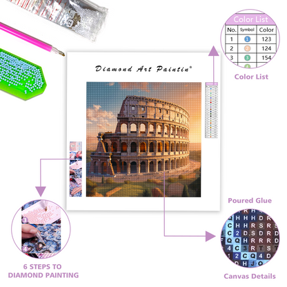 ColiséE à Rome - Peinture Au Diamant