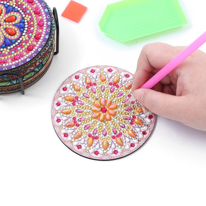 Bricolage Mandala I - Dessous De Verre En Diamant