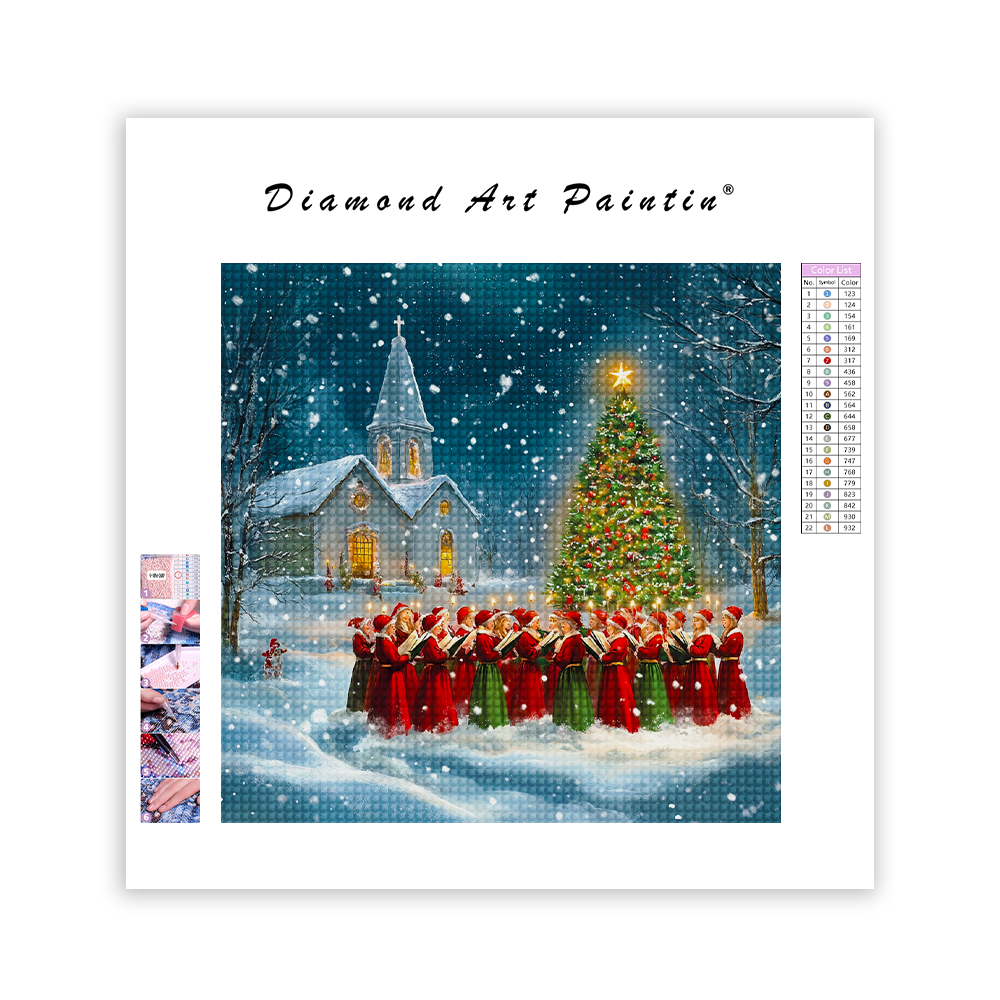 Chant de Noël - Peinture Au Diamant