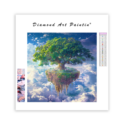 Nuages Avec Massif - Peinture Au Diamant