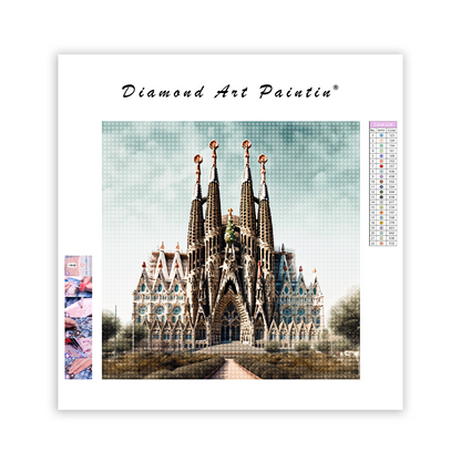 Sagrada Familia - Peinture Au Diamant