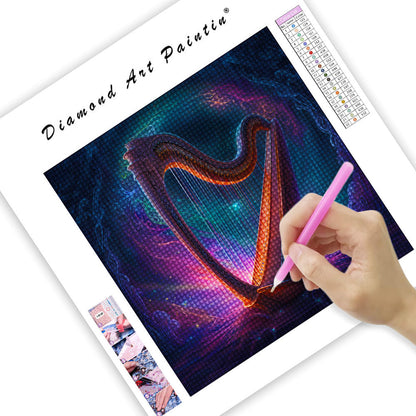 Harpe EnchantéE - Peinture Au Diamant