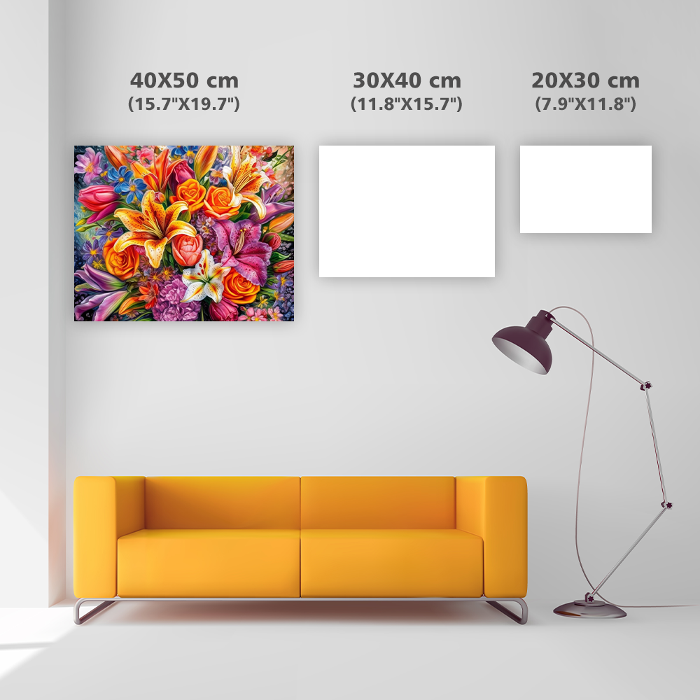 Floral - Peinture Au Diamant