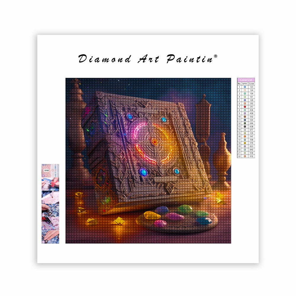 Livre Magique - Peinture Au Diamant