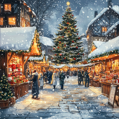 Marché De NoëL - Peinture Diamant