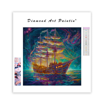 Voiles De Bateau - Peinture Au Diamant