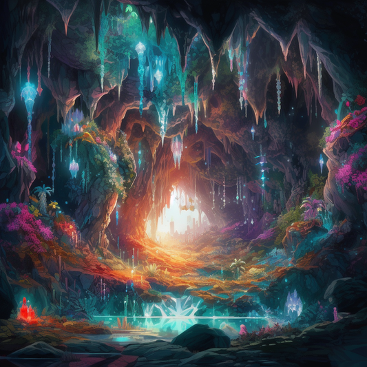 Grotte EnchantéE - Peinture Au Diamant