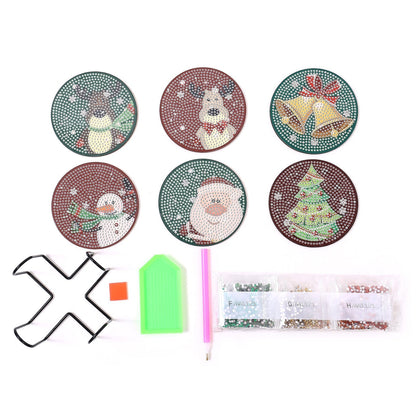 NoëL DIY - Sous-Verres DiamantéS