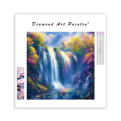 Cascade - Peinture Au Diamant